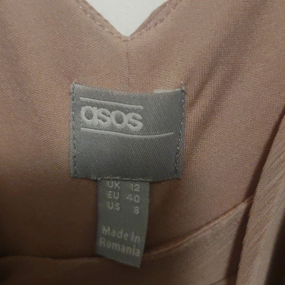 ASOS ruffled maxi dress light purple color - Picture 1 of 5